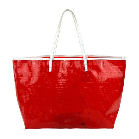 Fendi Zucchino Rubber Tote Bag - Picture 1 of 10